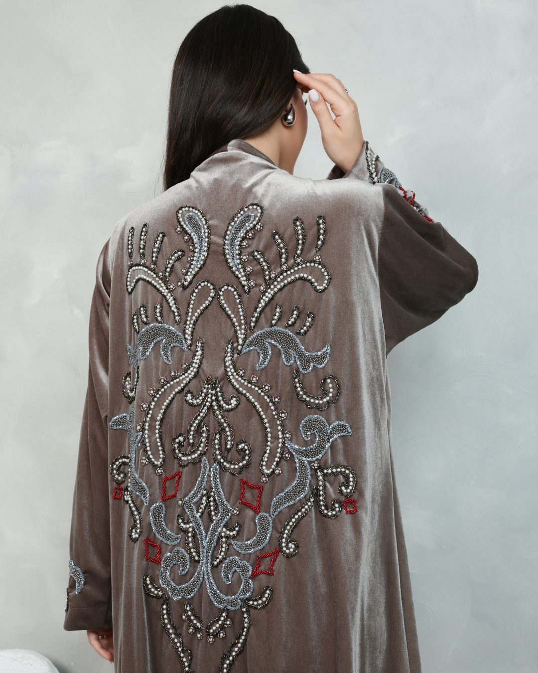 Unique Velvet Abaya