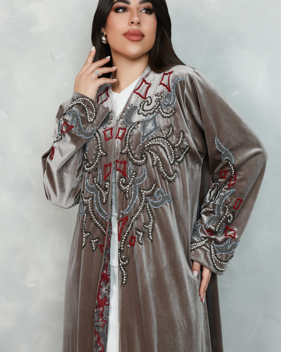 Unique Velvet Abaya
