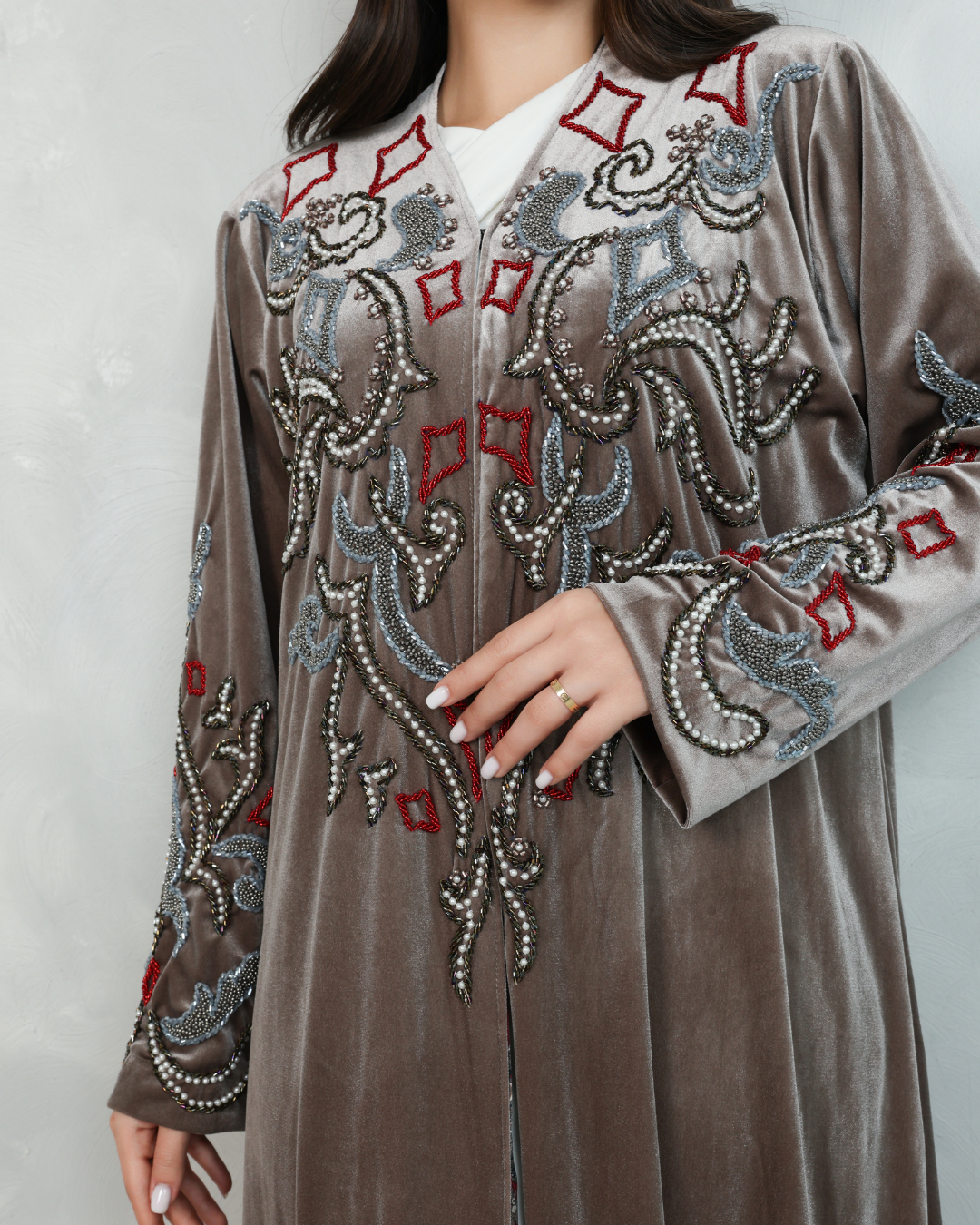 Unique Velvet Abaya