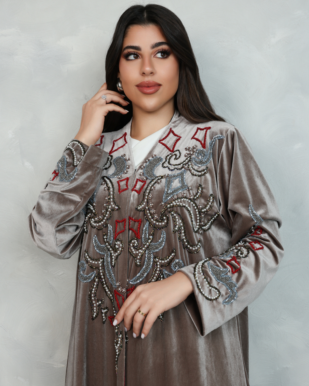 Unique Velvet Abaya