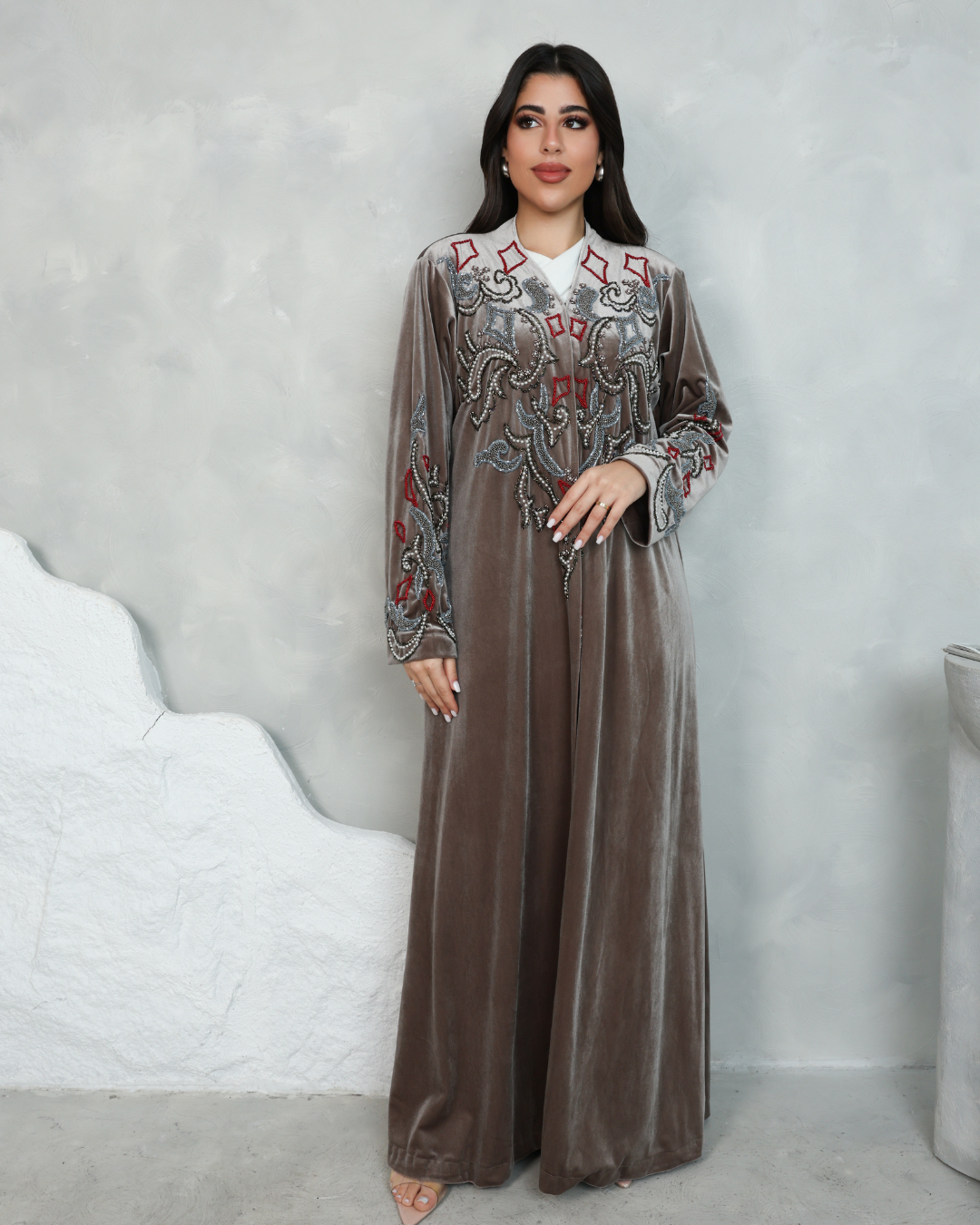 Unique Velvet Abaya